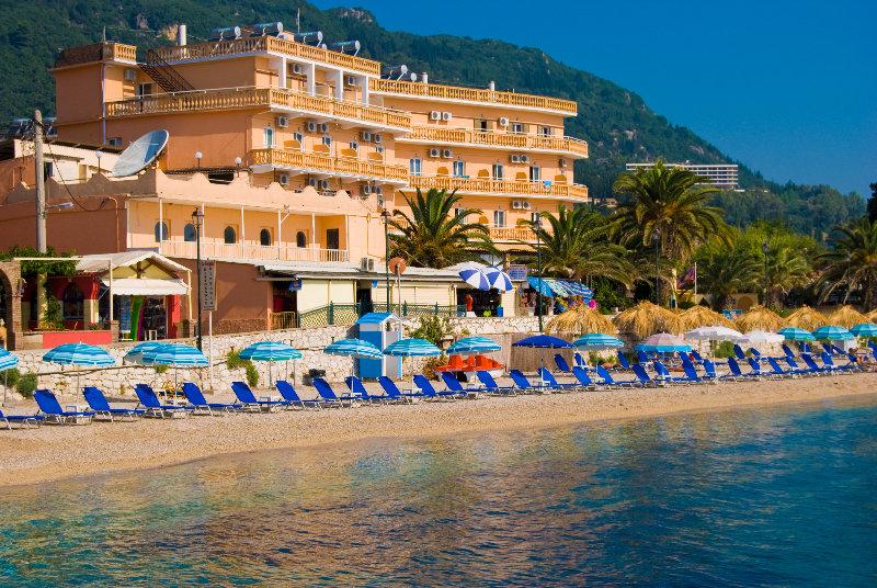 Potamaki Beach Hotel Benitses  Bagian luar foto
