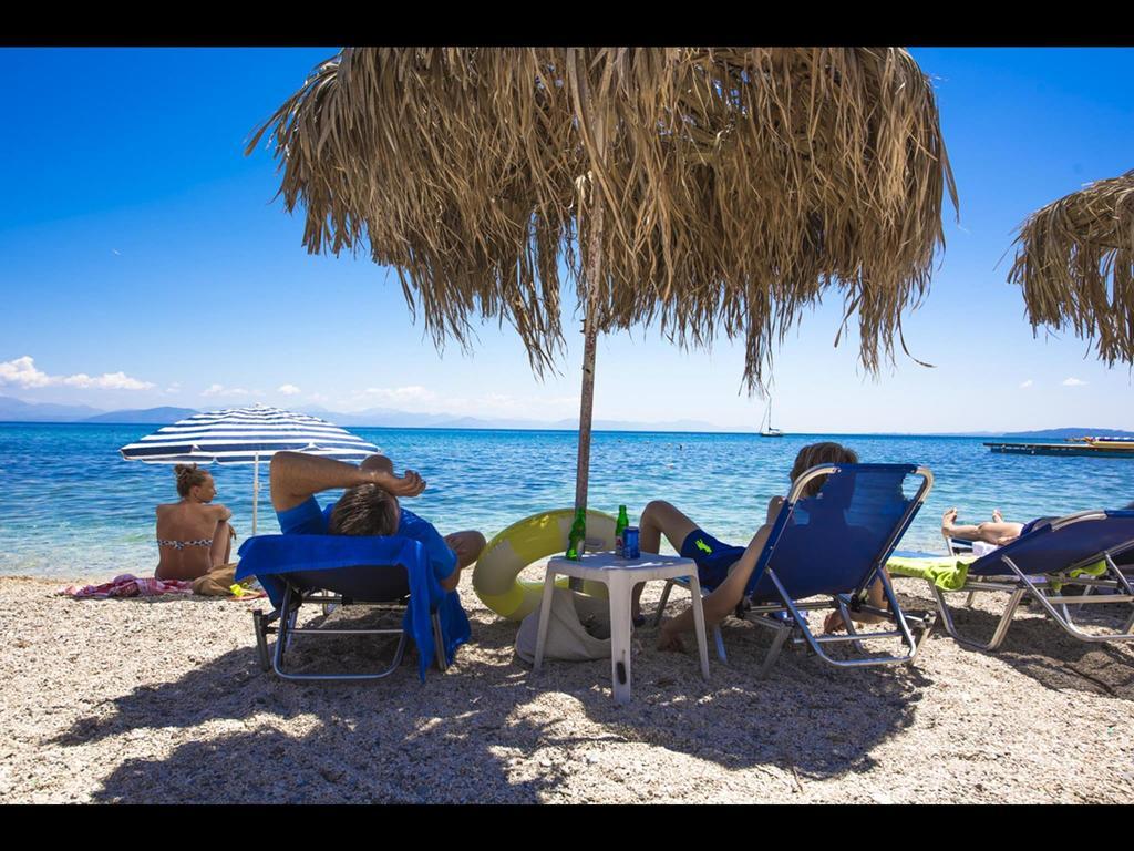 Potamaki Beach Hotel Benitses  Bagian luar foto